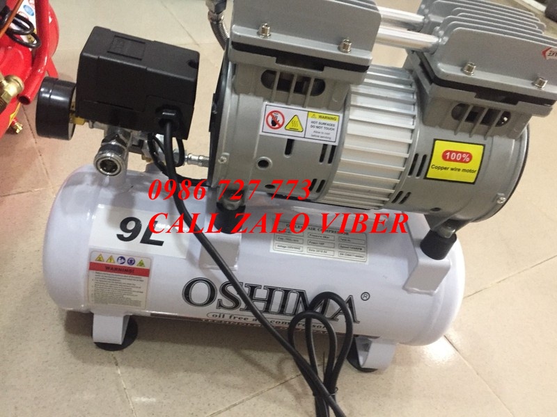 Máy nén khí oshima 9L, máy nén khí 1HP