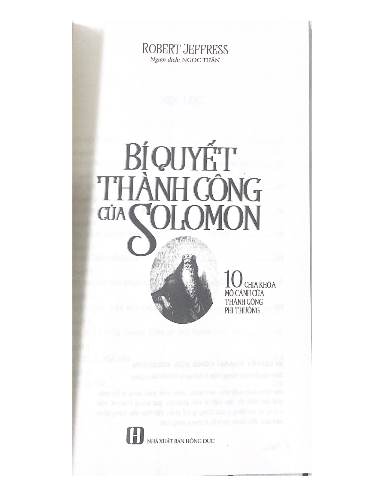 Sách - Bí Quyết Thành Công Của Solomon-Vanlangbooks