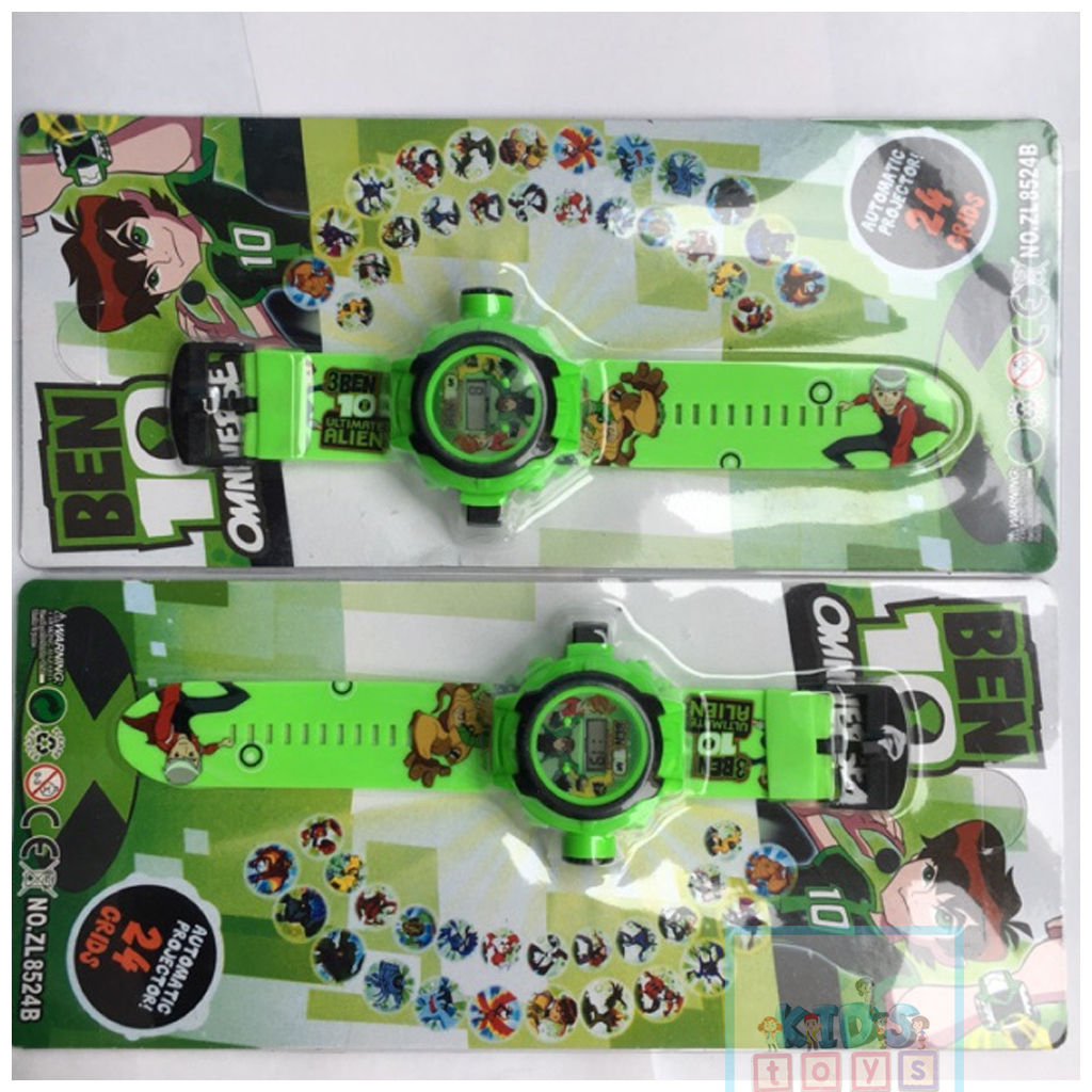 Đồng hồ Ben 10 chiếu hình nhân vật 3D siêu hot