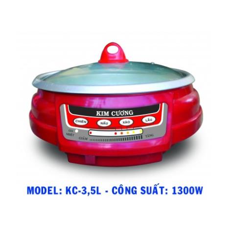 Nồi lẩu điện 3.5 lít kim cương kc-35ld