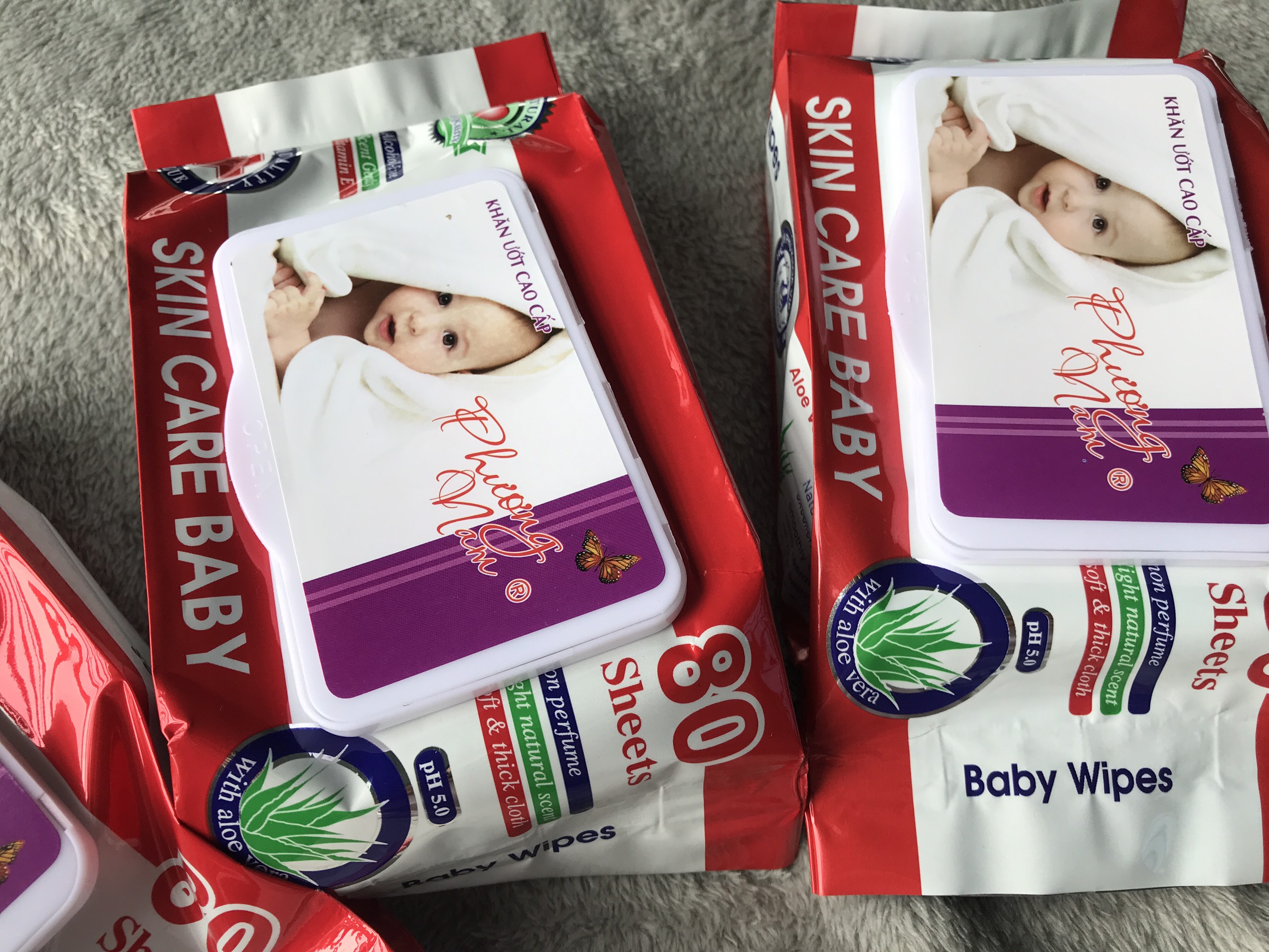 Khăn Giấy Ướt Baby 80 Tờ