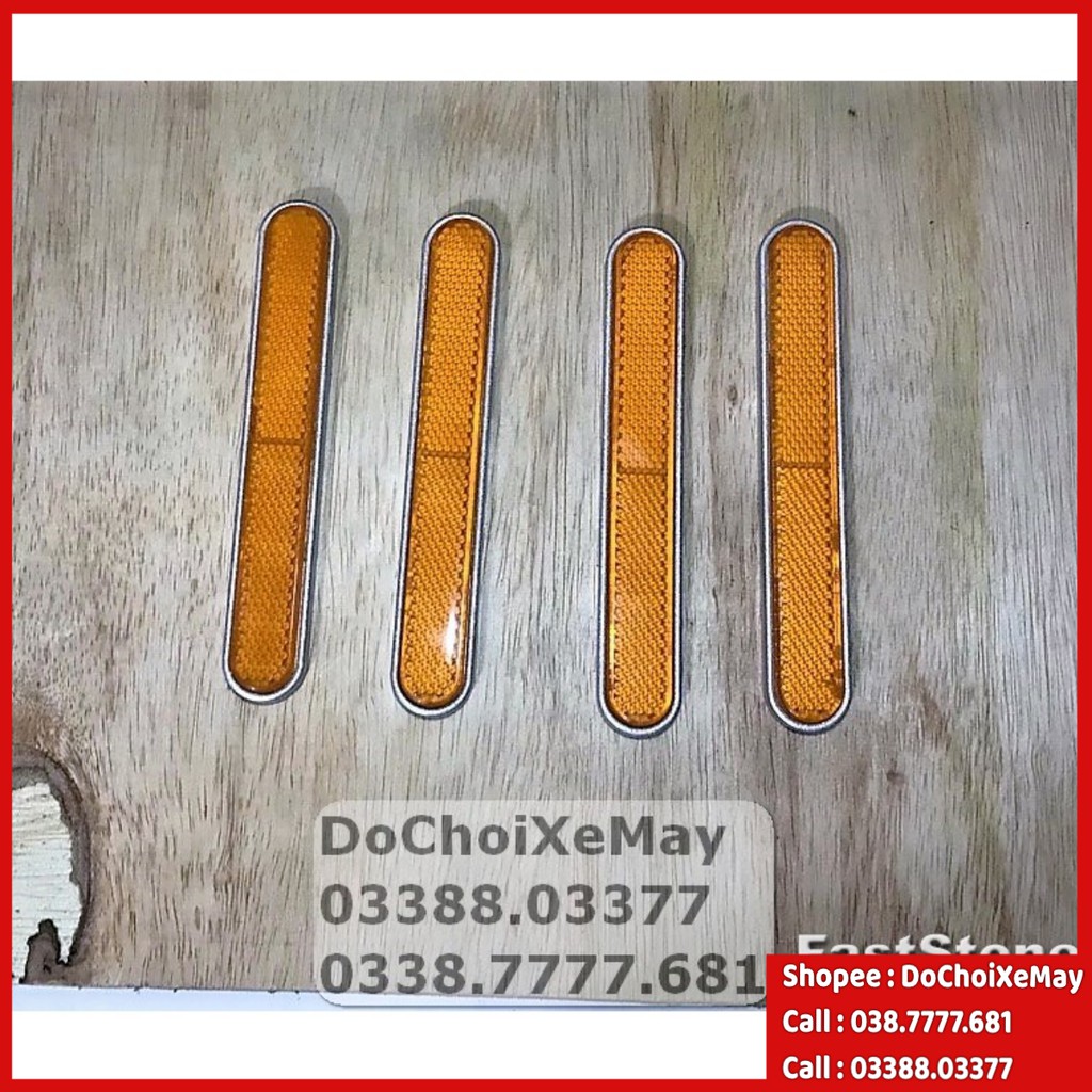 Mắt mèo dài phản quang gắn phuộc cho mọi loại xe . DoChoiXeMay