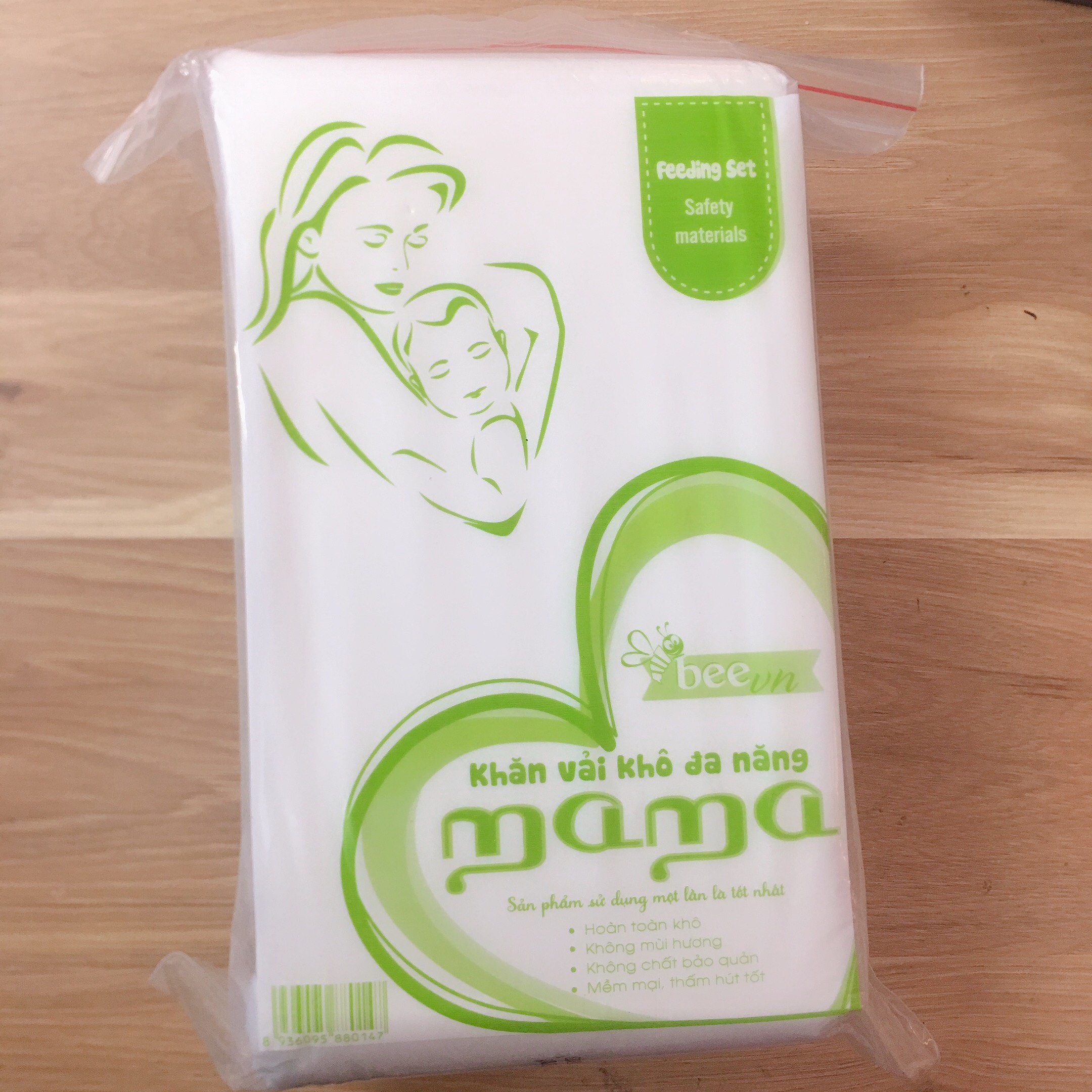 Khăn khô MaMa túi 320 gr