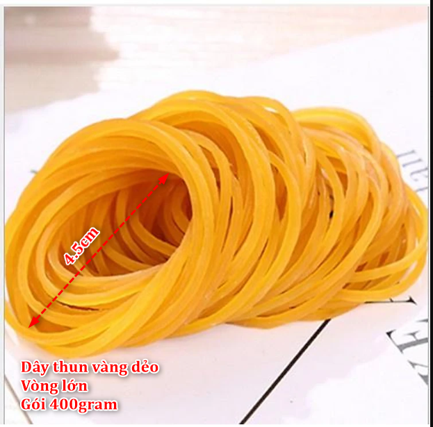 Dây thun vàng hiệp thành gói 400gram
