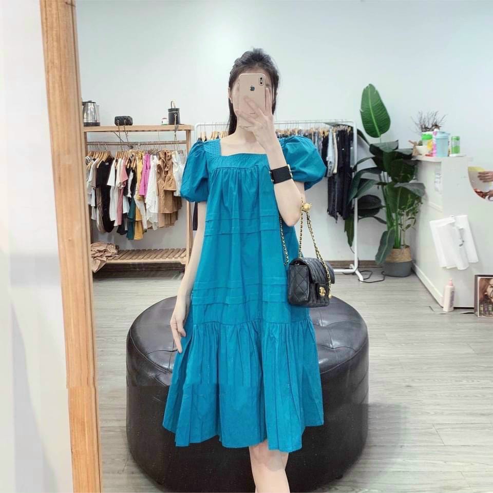 ĐẦM BẦU-VÁY BẦU CÔNG SỞ ĐI TIỆC MÙA HÈ XẾP TẦNG CHO MẸ BẦU ĐI LÀM ĐI CHỚI