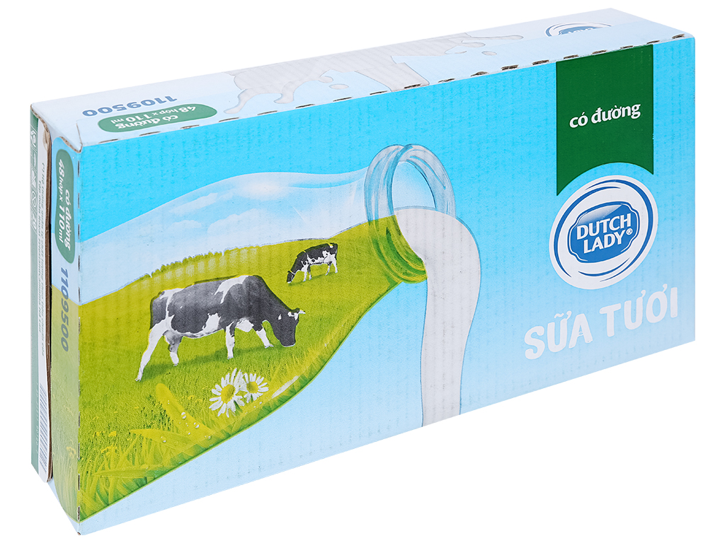 Sữa tươi Cô gái hà lan hộp 110ml (thùng 48 hộp)