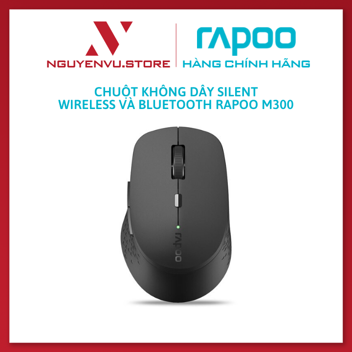 Rapuo M300 silent wireless mouse/Bluetooth-authentic