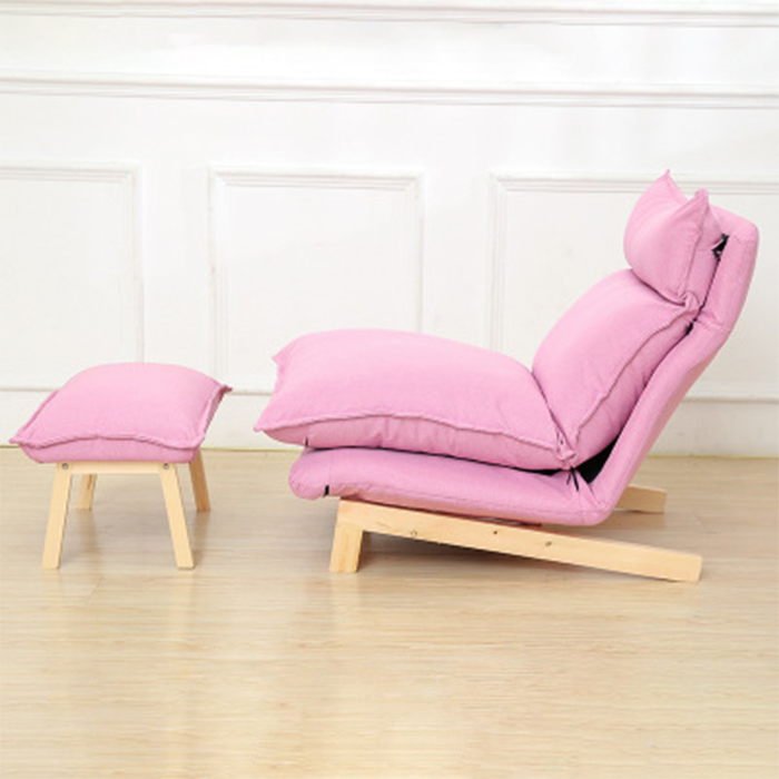SOFA GIƯỜNG kèm đôn để chân, ghế đọc sách thư giãn - sofa lười