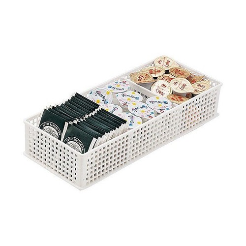 Khay đựng vật dụng chia ngăn dạng lưới màu trắng Sanada Nội Địa Nhật Bản