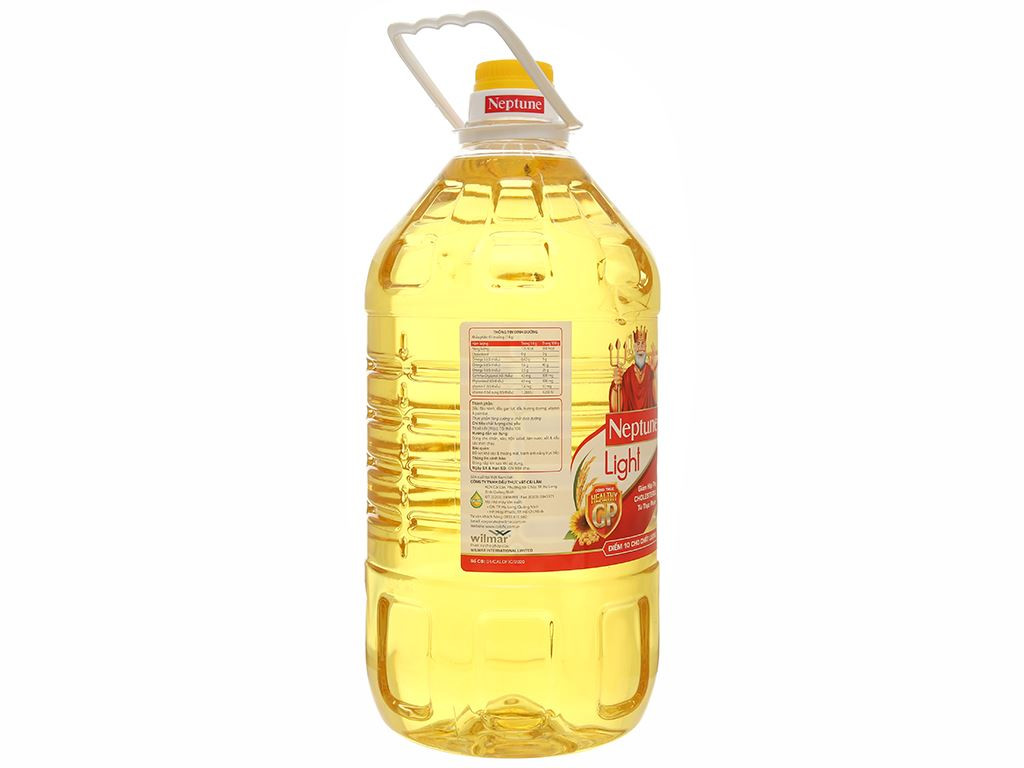 Dầu ăn thượng hạng Neptune Light can 5 lít