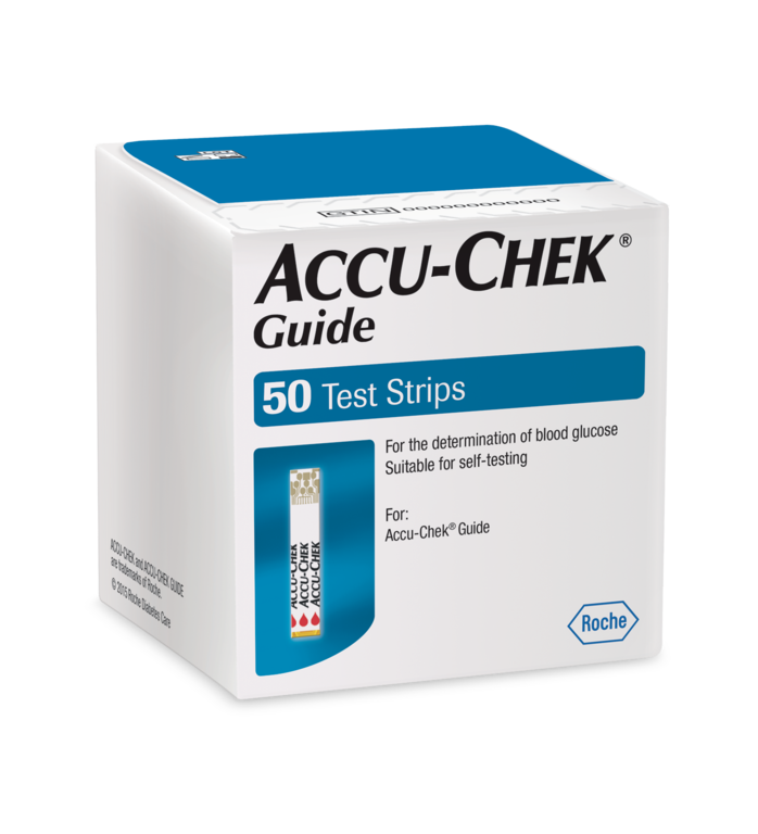 Que thử đường huyết Accu-Chek Guide Strip 50 que
