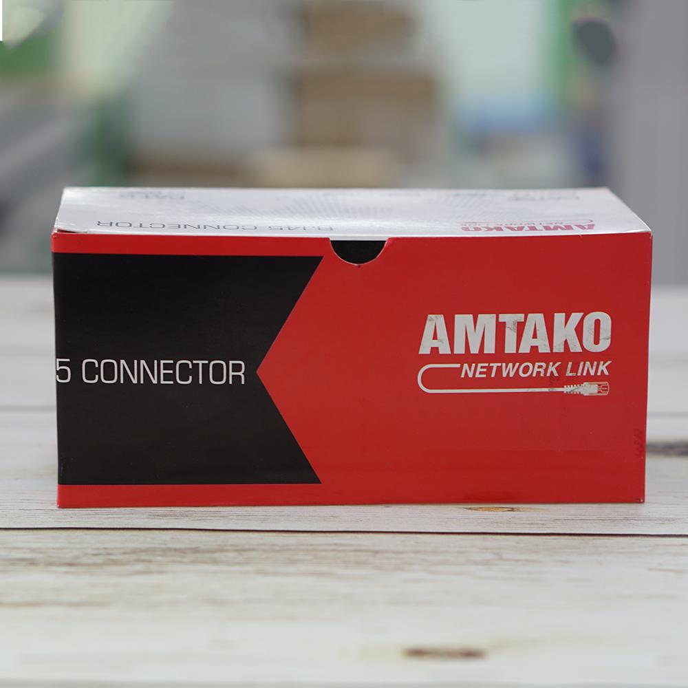 Đầu Bấm Mạng RJ45 Cat5e AMTako (100 Hạt)