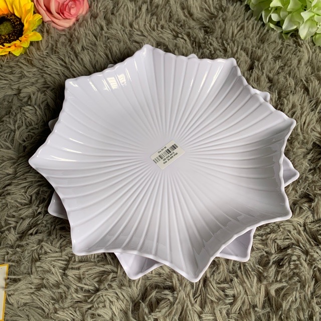 Đĩa nhựa fataco đĩa DH 28 màu trắng
