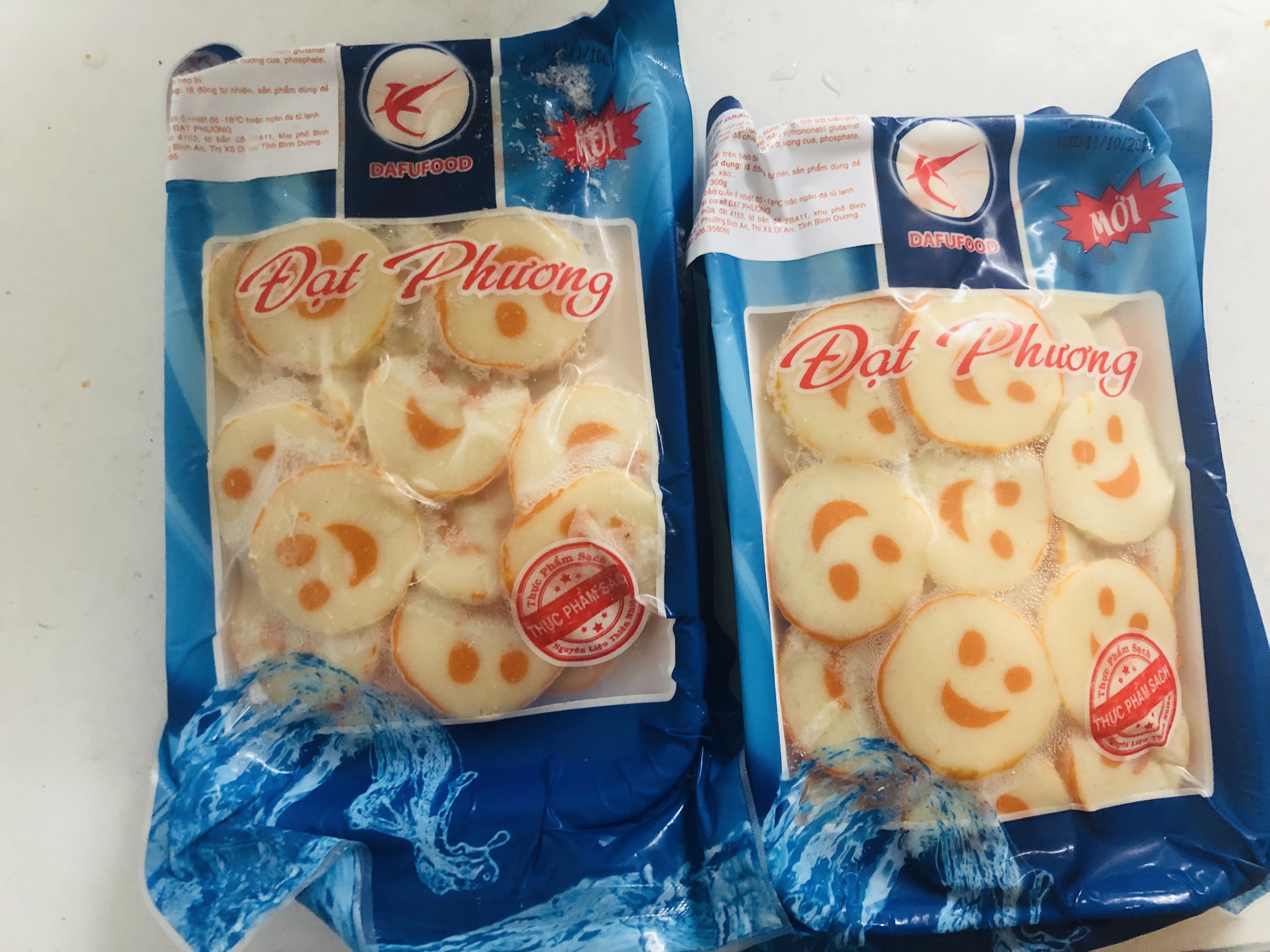 THẢ LẨU SURIMI MẶT CƯỜI GÓI 32 MIẾNG