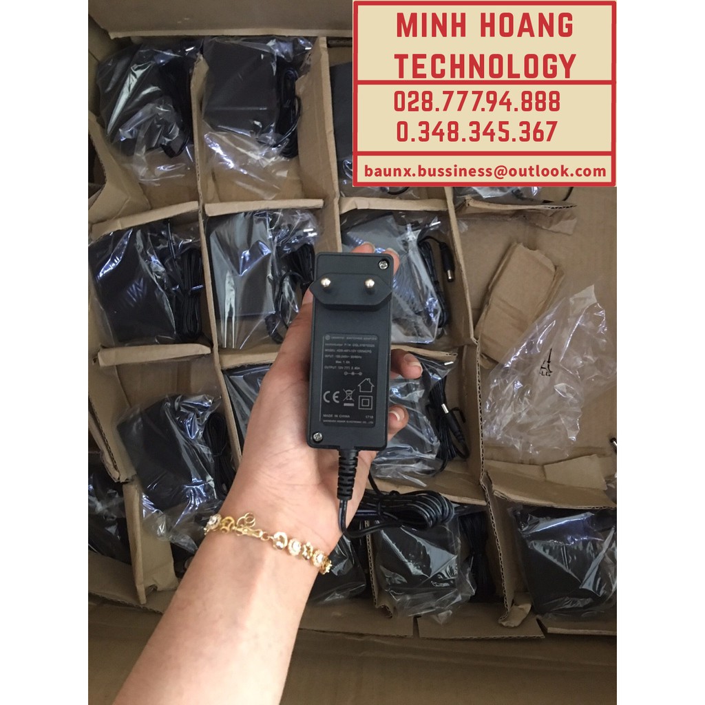 [HCM]Nguồn DC 12V  cho Camera Wifi Pc...
