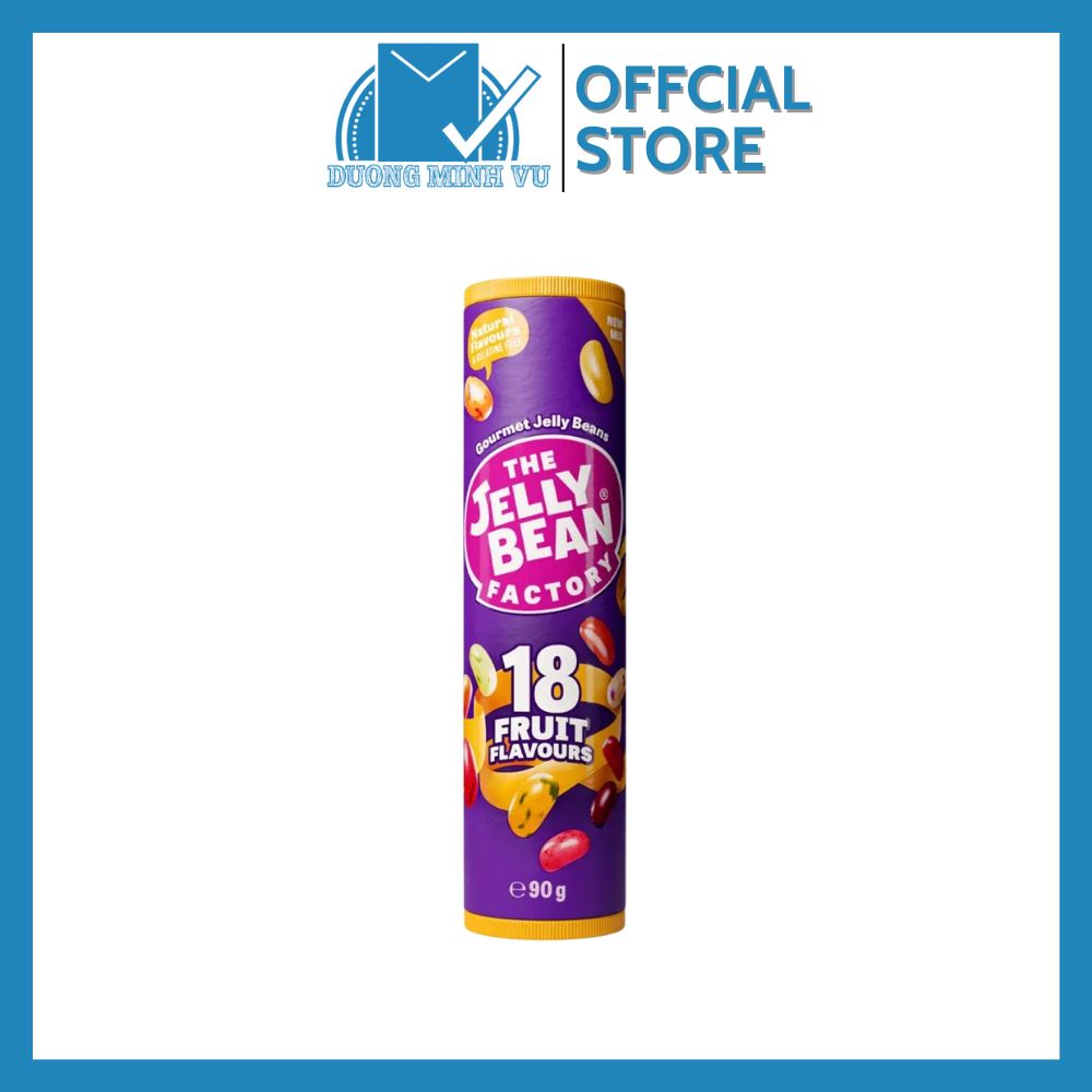 Kẹo Hạt Trái Cây Jelly Bean 18 Fruit Flavours 90g