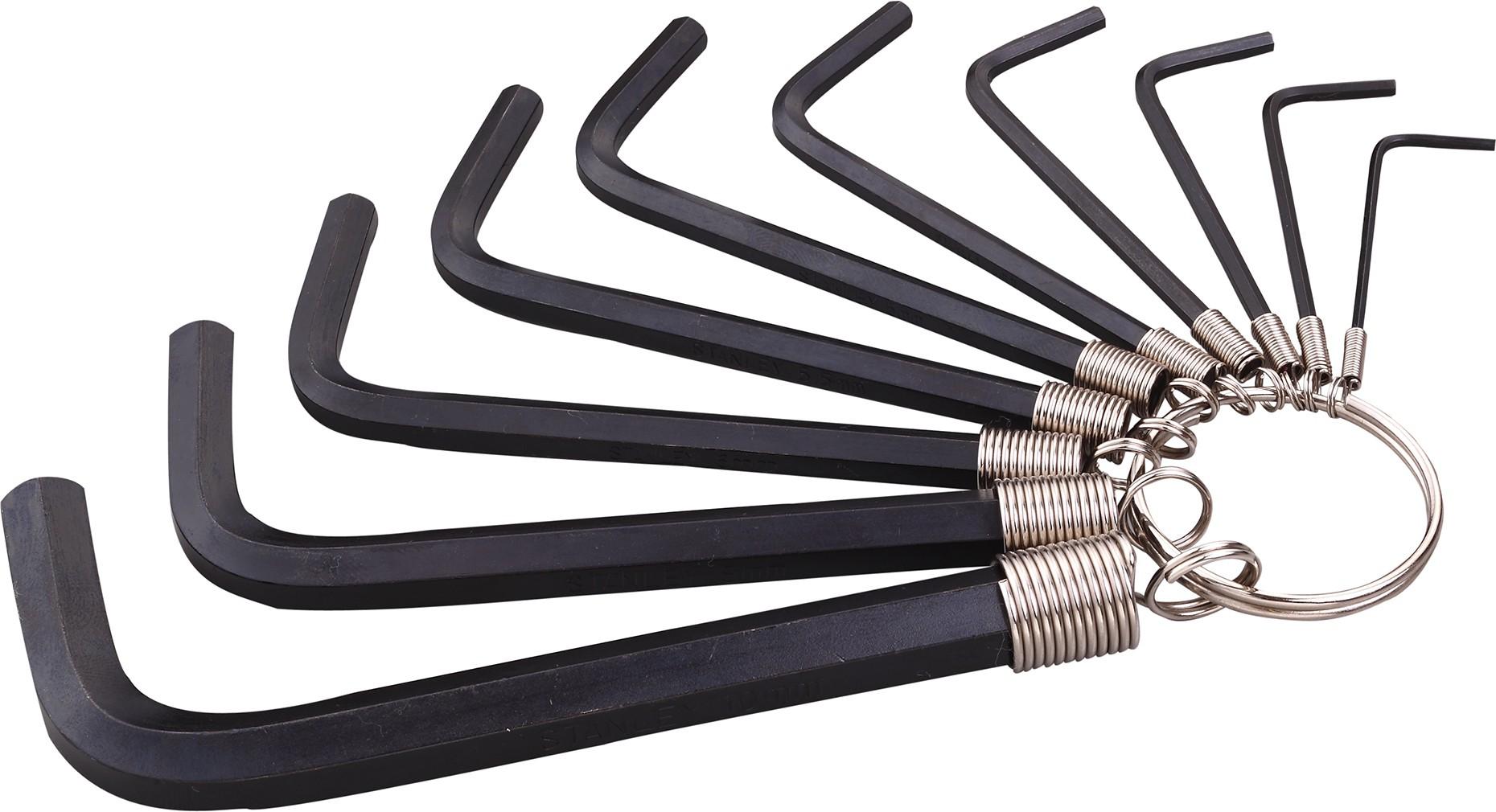 1/16-3/8" bộ lục giác hệ inch 10 chi tiết stanley 69-230
