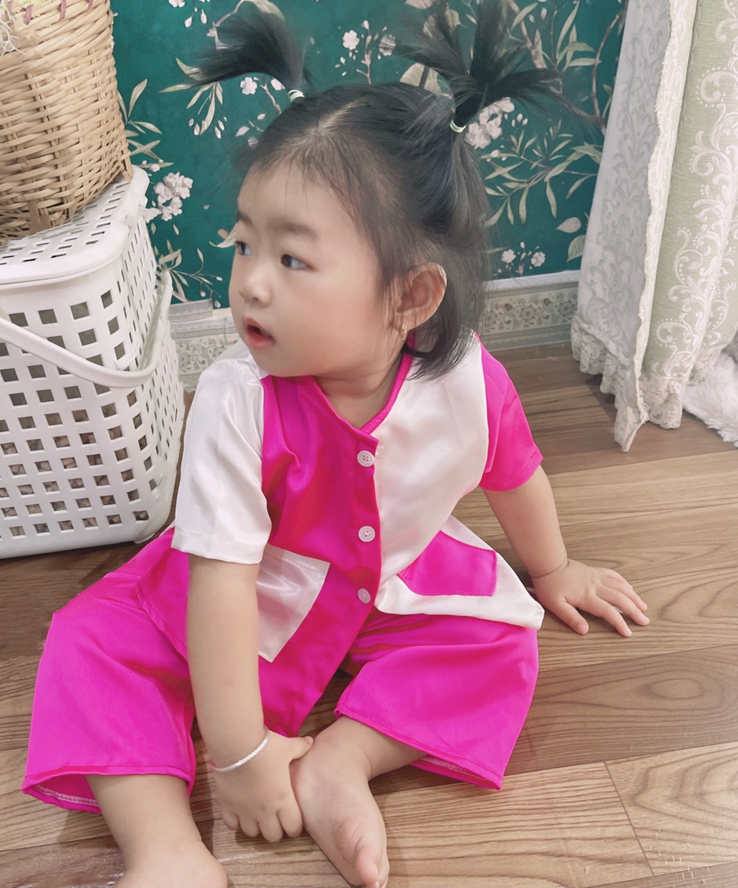 BỘ BÀ BA LỤA GHÉP CHO BÉ