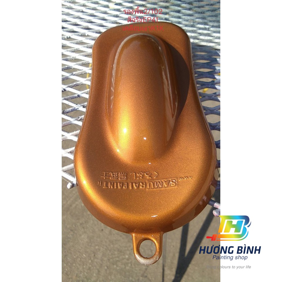 Sơn xịt Samurai màu Đồng - EP41 (400ml) (có khả năng kháng xăng A92, A95)