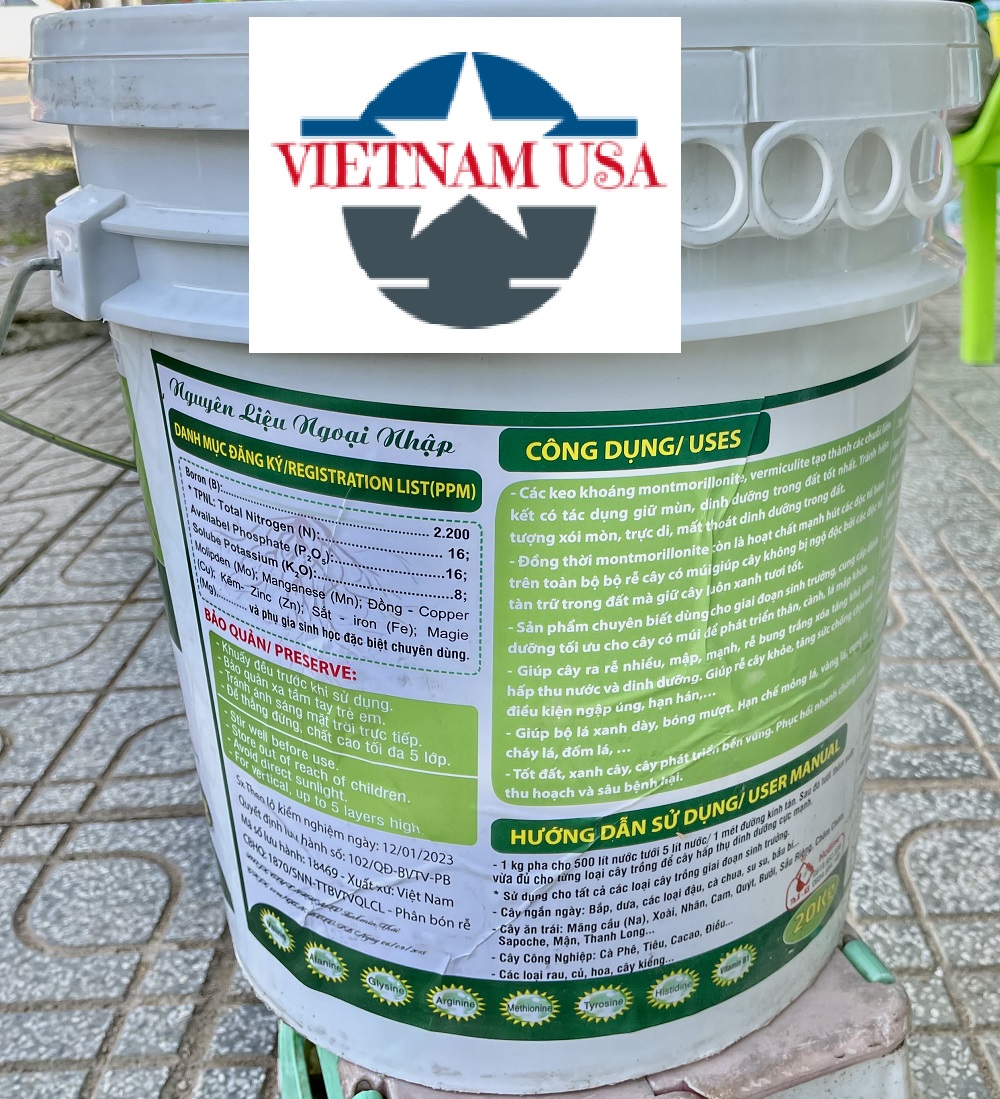 XÔ PHÂN BÓN NPK 16-16-8 KÍCH RỄ BUNG ĐỌT NHẬP KHẨU