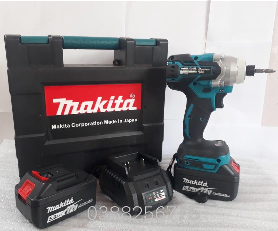MÁY BẮT VÍT MAKITA KHÔNG THAN 72V (kèm 2pin.tặng mũi bắt vít)