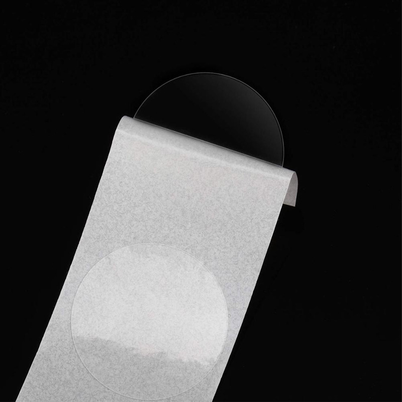Cuôn 500 cái dán trong suốt 2,5 cm và 3,5 cm
