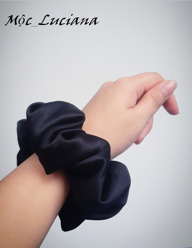 [HCM] Đồ cột tóc Lụa-Satin bồng bềnh cao cấp sang trọng_Scrunchies