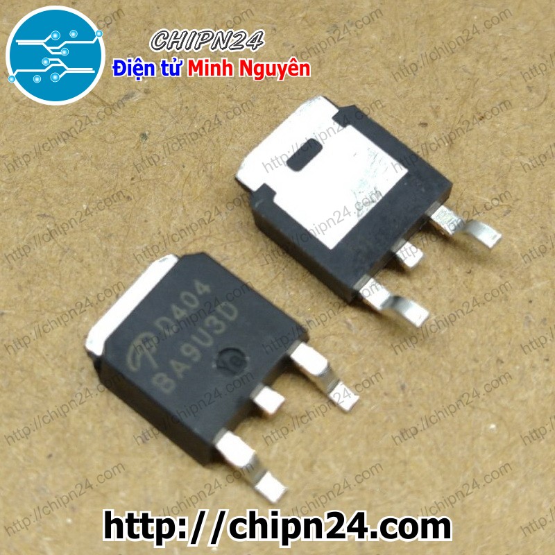 [2 con] (SOP) Mosfet Dán AOD404 TO-252 85A 30V Kênh N (SMD Dán) (D404 404)