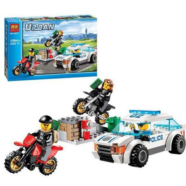 [Giá hủy diệt] Lắp ráp xếp hình : Xe Chase cảnh sát tốc độ cao 144 mảnh