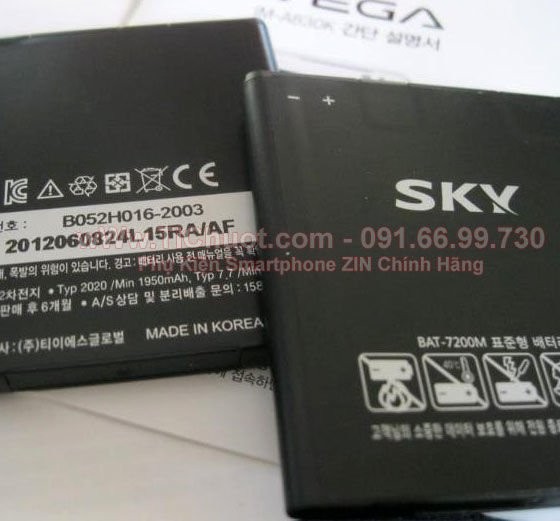 Pin Sky A830 A830L A830S A830K BAT7200M