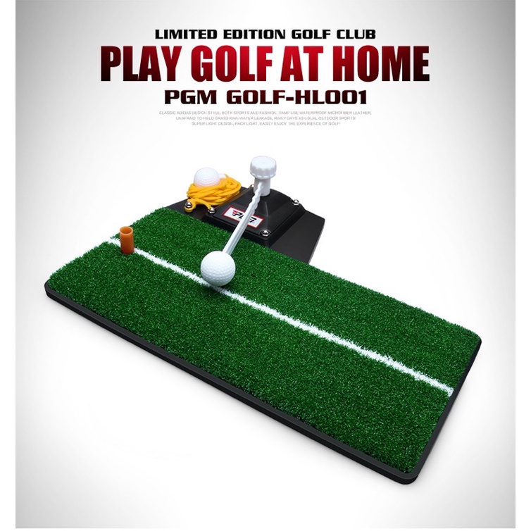 Thảm tập Golf Swing Mat chính hãng PGM (tặng kèm tee + bóng golf)
