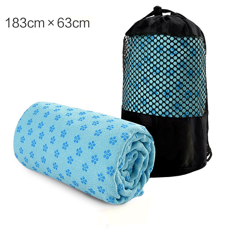 Khăn trải thảm tập YOGA chính hãng POPO YGM11 chống trơn trượt, thấm mồ hôi, mềm mại chất liệu sợi Microfiber bền đẹp