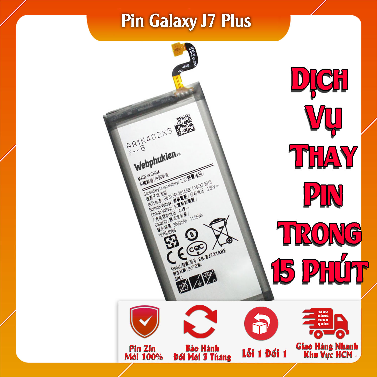 Pin scud cho samsung galaxy a04/samsung galaxy a22 5g/samsung galaxy a14/samsung galaxy a04e/samsung galaxy a7 2018/galaxy m10/galaxy a10/galaxy a8 2018/galaxy a9 2018/galaxy j7 pro/galaxy note 5/galaxy c9 pro/galaxy a7 2017/galaxy j7 plus