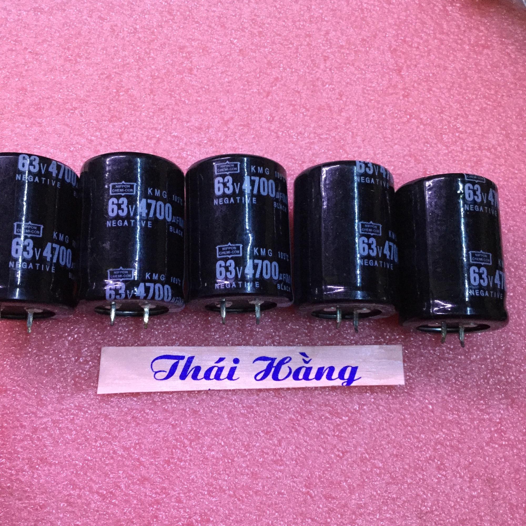 Tụ hoá 4700 M/63 V (5 chiếc )