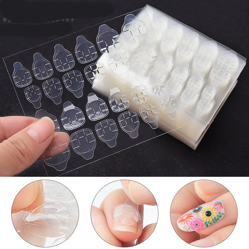[HCM]Set 3 tấm miếng dán móng giả (keo dán móng giả) mỏng độ bám cao