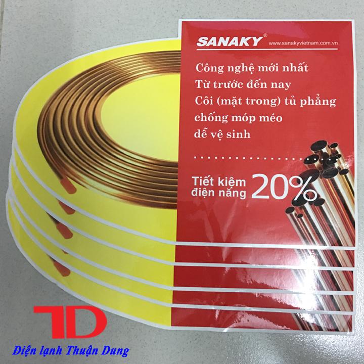 Tem dán Tủ Đông SANAKY, Tem năng lượng SAKAKY