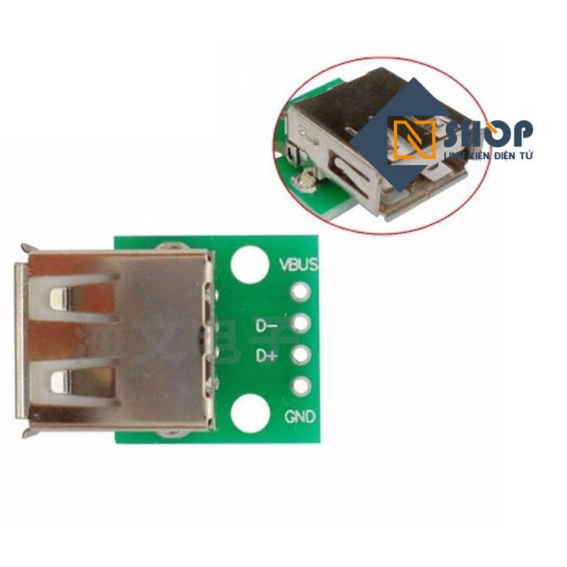 2 Đế ra chân USB cái