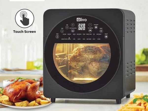 [Tặng 1 bộ xịt + kẹp + sách nấu ăn ][BH 24 THÁNG][Hàng mới về] Nồi chiên không dầu OLIVO AF150