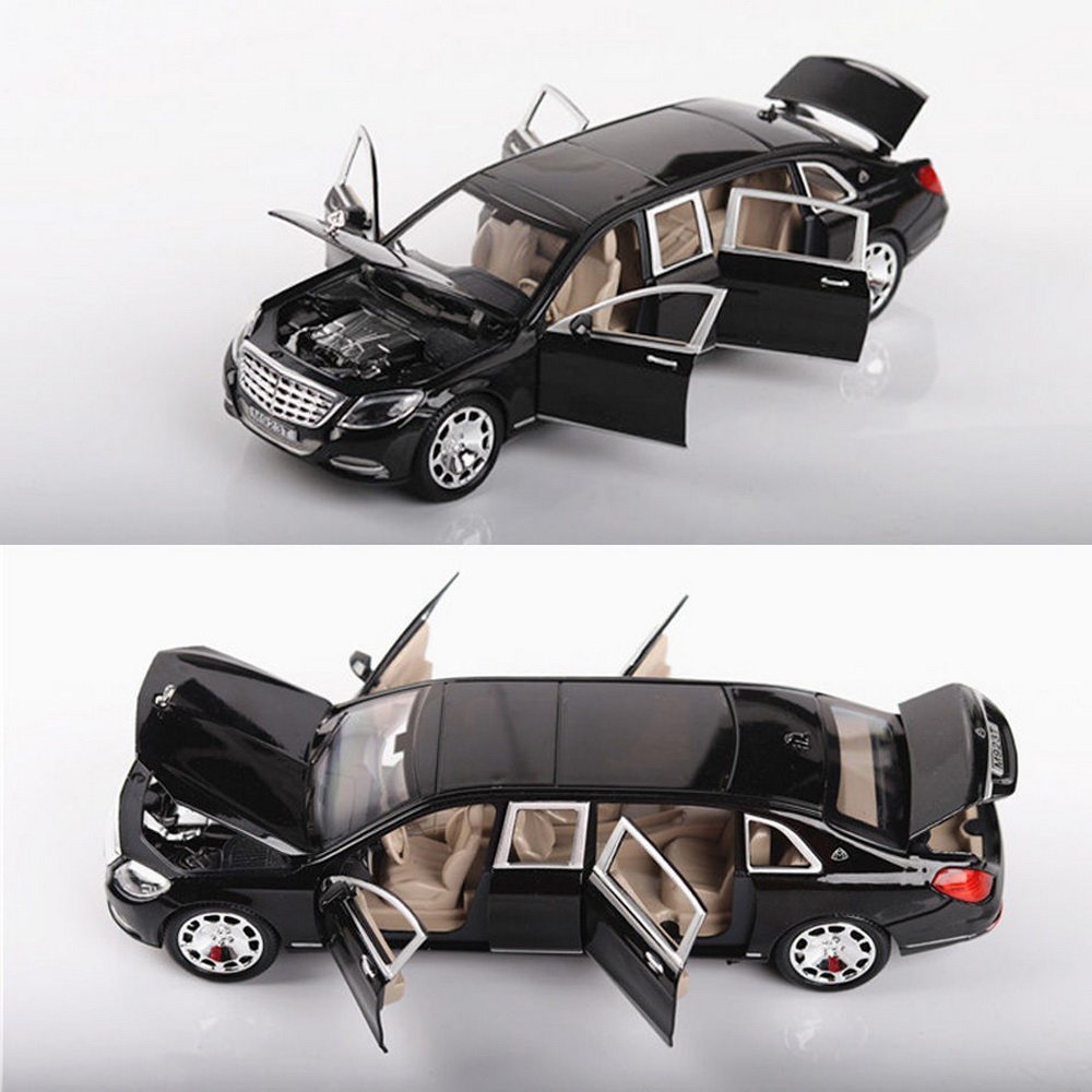 [HCM]Mô hình xe ô tô Maybach S600 lengthened 1:24