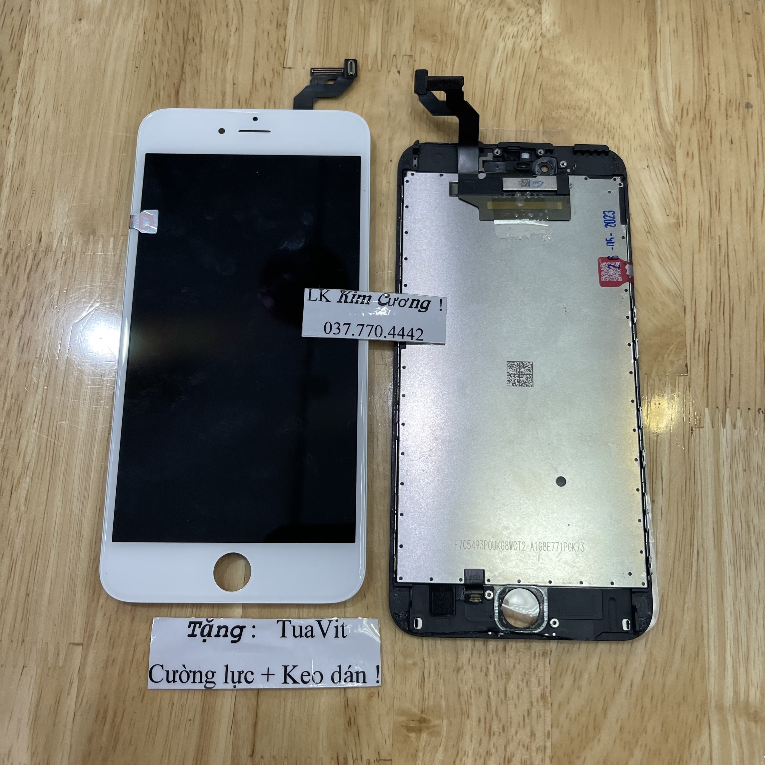 Màn hình tương thích 6s plus, zin ép kính