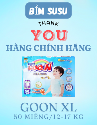 Tã quần Goon size XL 50 miếng (12-17 Kg)
