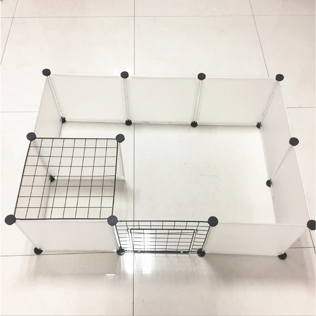 Lưới lắp ghép chuồng quây thú cưng có cửa