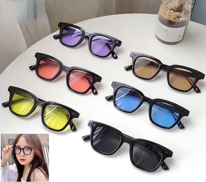 Kính Thời Trang Chữ V Xuyên đêm Các Màu Thời Trang Trẻ