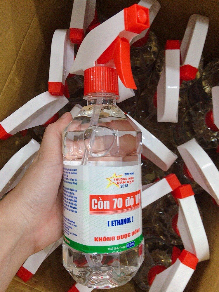 [HCM] Cồn Sát Khuẩn Y Tế Vĩnh Phúc chai 500ml và 1000ml (1 lít)