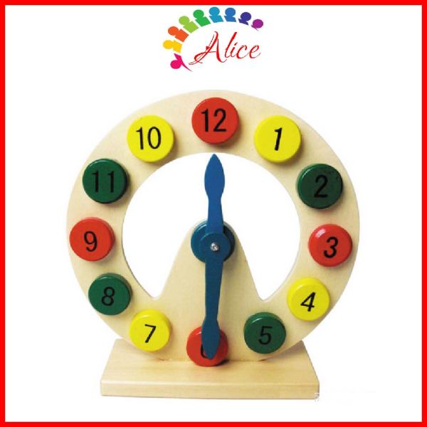 [HCM]Đồng hồ để bàn khuyết giữa - Đồ chơi thông minh cho bé