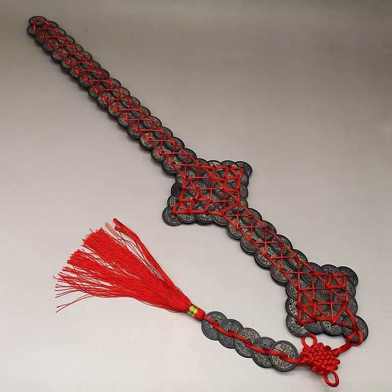 Kim tiền thất tinh bằng đồng dài 80cm