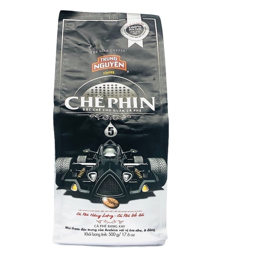 Cà phê Trung Nguyên Chế Phin 5( 500gam) - Cà phê pha phin đặc chế cho Quán Cà Phê