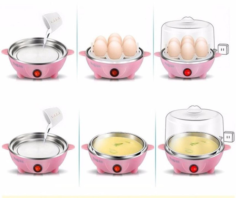 Máy Hấp Trứng , Hấp Thức Ăn Đa Năng 2 Tầng