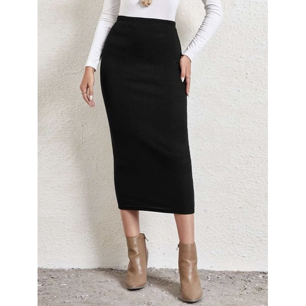 [ SIZE LỚN BIGSIZE 55Kg-100Kg ] CHÂN VÁY THUN DÁNG DÀI