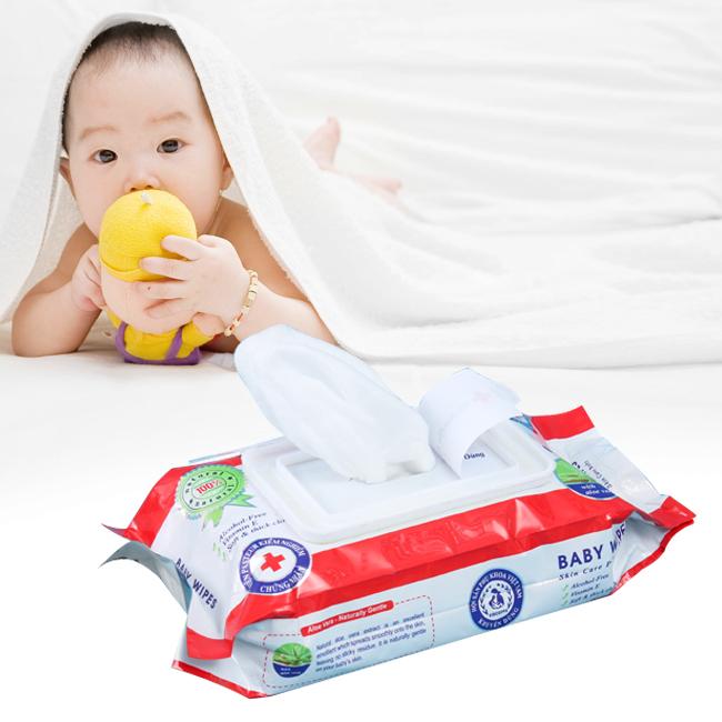 Khăn giấy ướt Baby Wipe 80 tờ (có mùi)